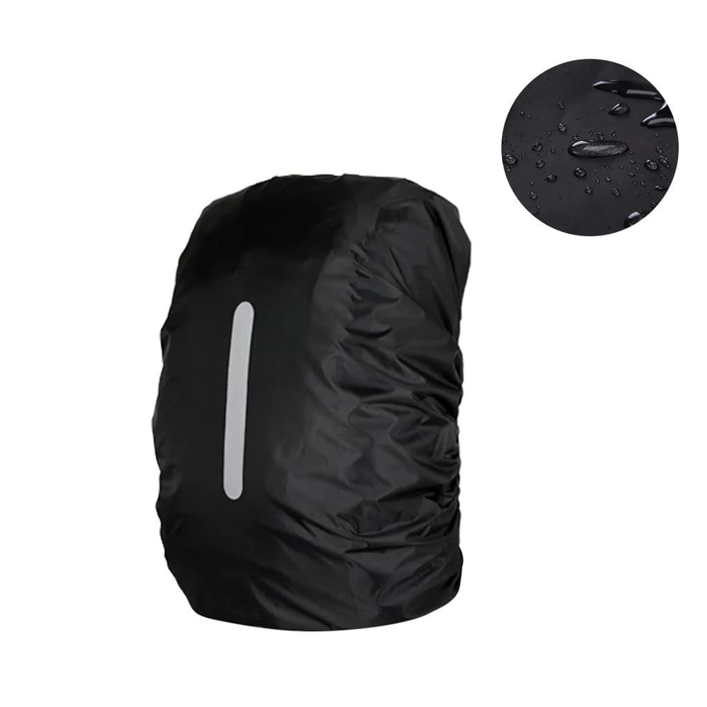 Capa Mochila 45L Chuva Impermeável Reforçada Viagem Motoboy