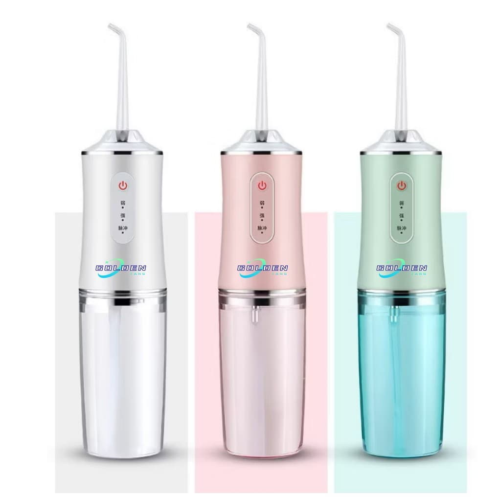 Irrigador Dental Oral Portátil Recarregavél Higiene Limpeza Profunda Bucal Limpador de Dente