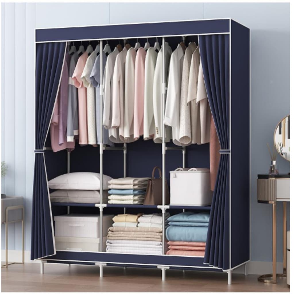 Guarda Roupa Dobrável Organizador De Roupas Desmontável Portátil