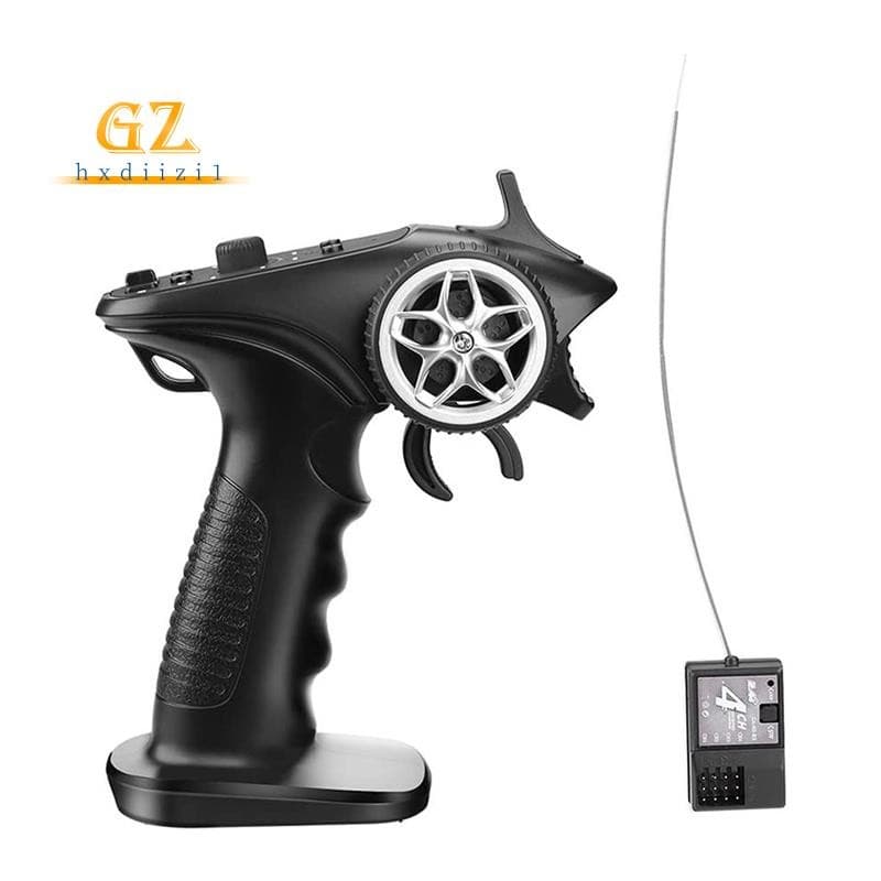 GA-4H-TX TX4 2.4GHz 4CH Sistema De Rádio Transmissor Controlador Controle Remoto Com Receptor Para RC Carro Barco Tanque