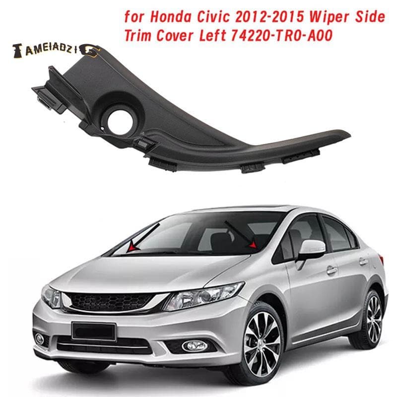 🔥Tampa Do Motor Limpador De Pára-Brisa Dianteiro Para 2012-2015 Da Guarnição Lateral Esquerda 74220-TR0-A00 74220TR0A00