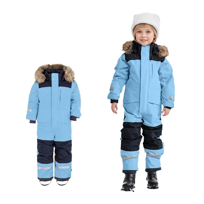 Crianças Macacão De Esqui Terno Meninos Meninas Outono Inverno À Prova De Vento Quente Ao Ar Livre Jaqueta De Lã Calças