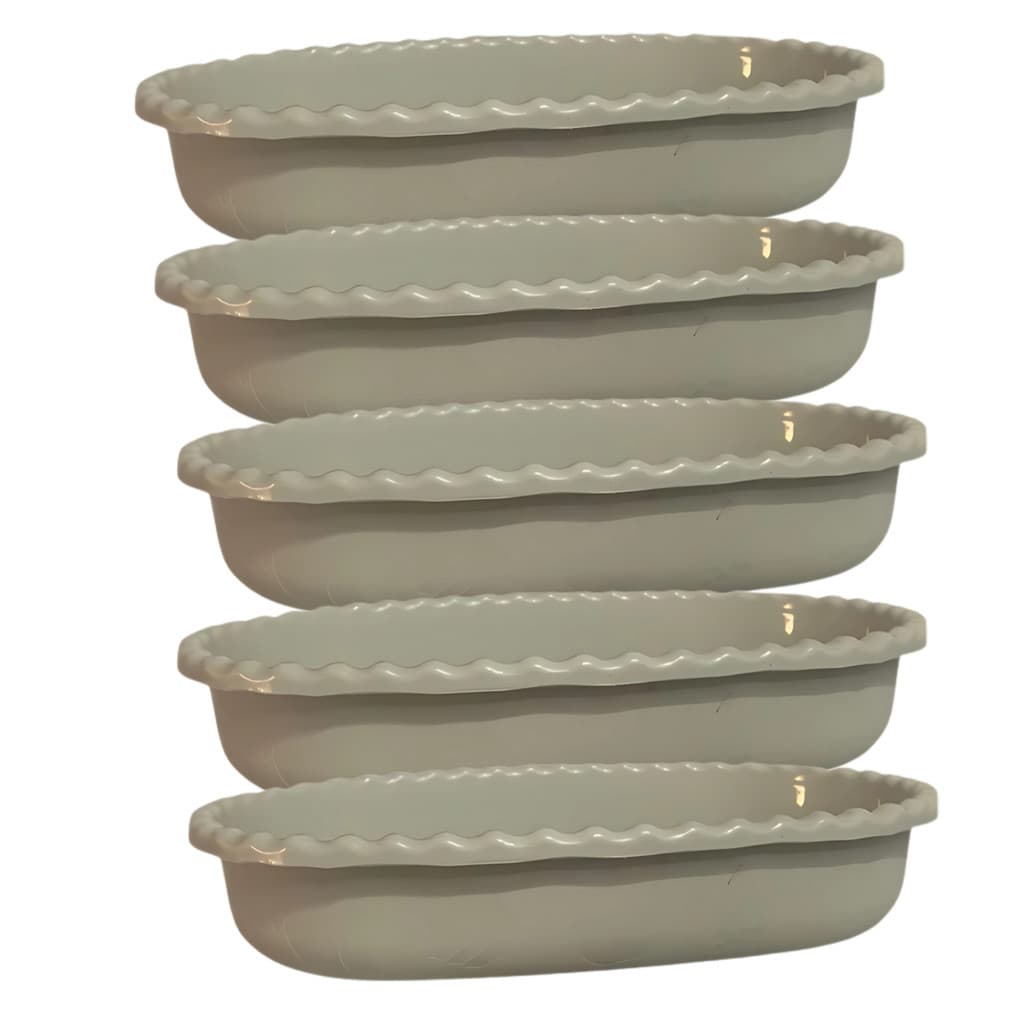 Kit 10 Saladeiras Grande Plástico Fruteira Multiuso Tigela  3 Litros