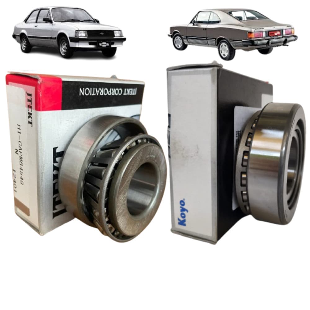 KIT 2 ROLAMENTO PINHÃO DIFERENCIAL OPALA BRASEIXOS APOS 1974