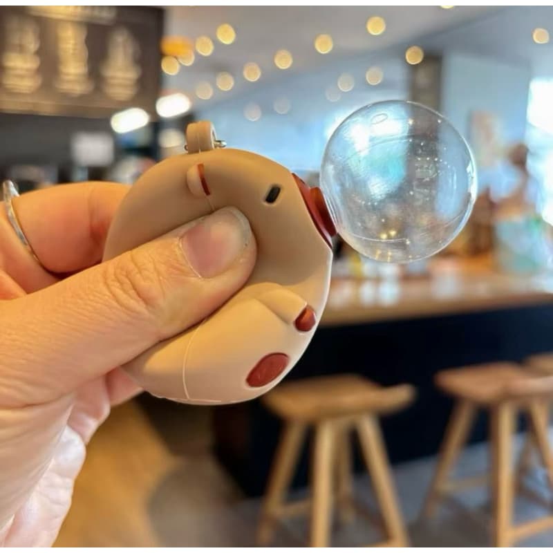 Chaveiro Capivara Bolha De Silicone Fofo