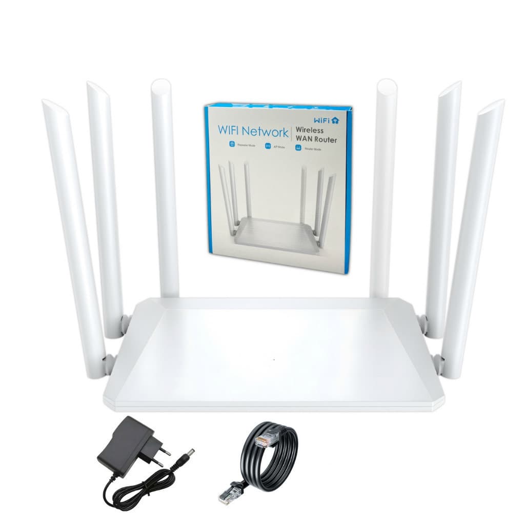 Roteador Wireless Dual Band 2.4Ghz 300Mbps com 6 Antenas KP-RW403/G  alex