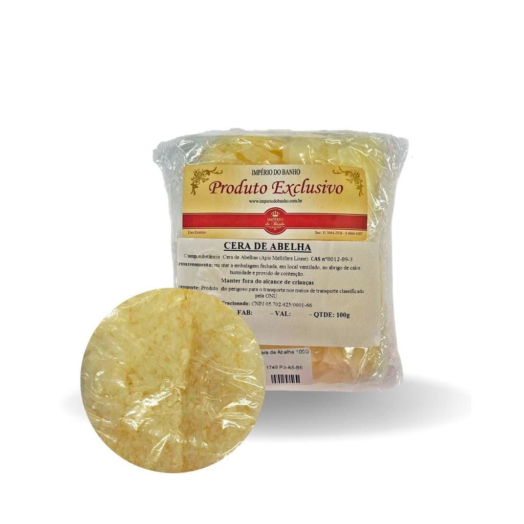 Cera de Abelha 100 g Hidratante Maquiagem Batons Cosméticos Artesanatos