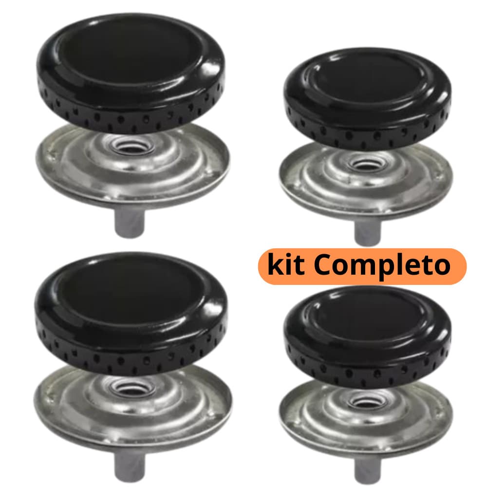 Kit 4 Atlas Fogão bocas Fogão Atlas Mônaco Espalhador com Queimador