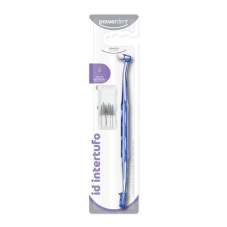Escova Dental Id Intertufo Cônico C/ 6 Refis - Powerdent (CORES SORTIDAS)