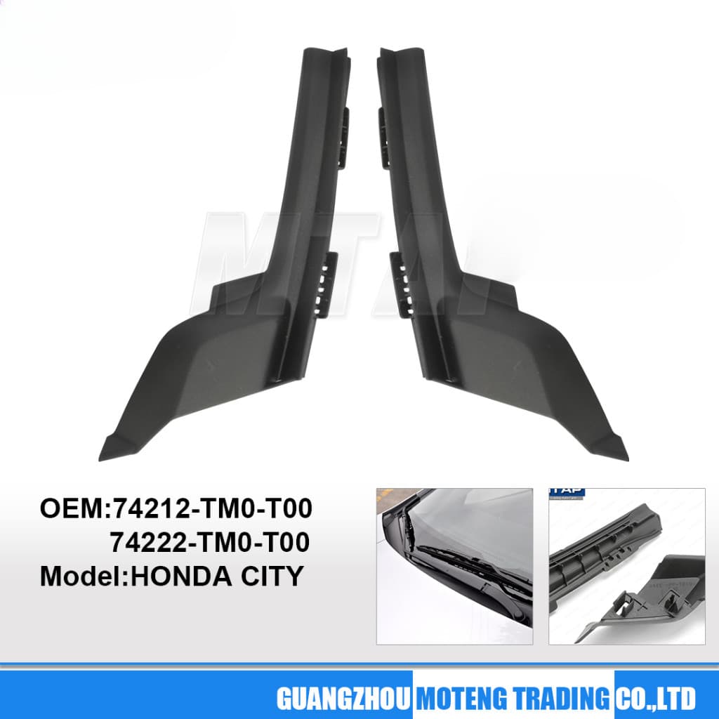 Tampa Da Grade Do Pára-Brisa Lateral Para HONDA CITY TM0 2009 ~ 2014 GM2 Painel Limpador 74212-TM0-T00 74222