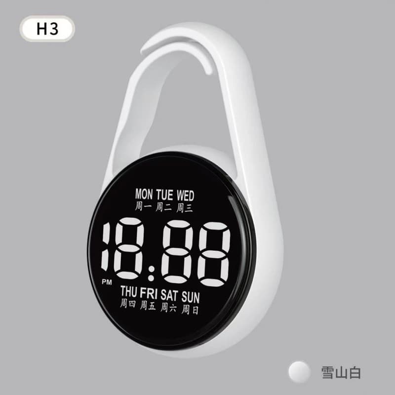 Relógio Parede LED Modelo H3 Novo (Impermeável e Luminoso) + Mochila + Pingentes – Ideal para Estudantes e Crianças