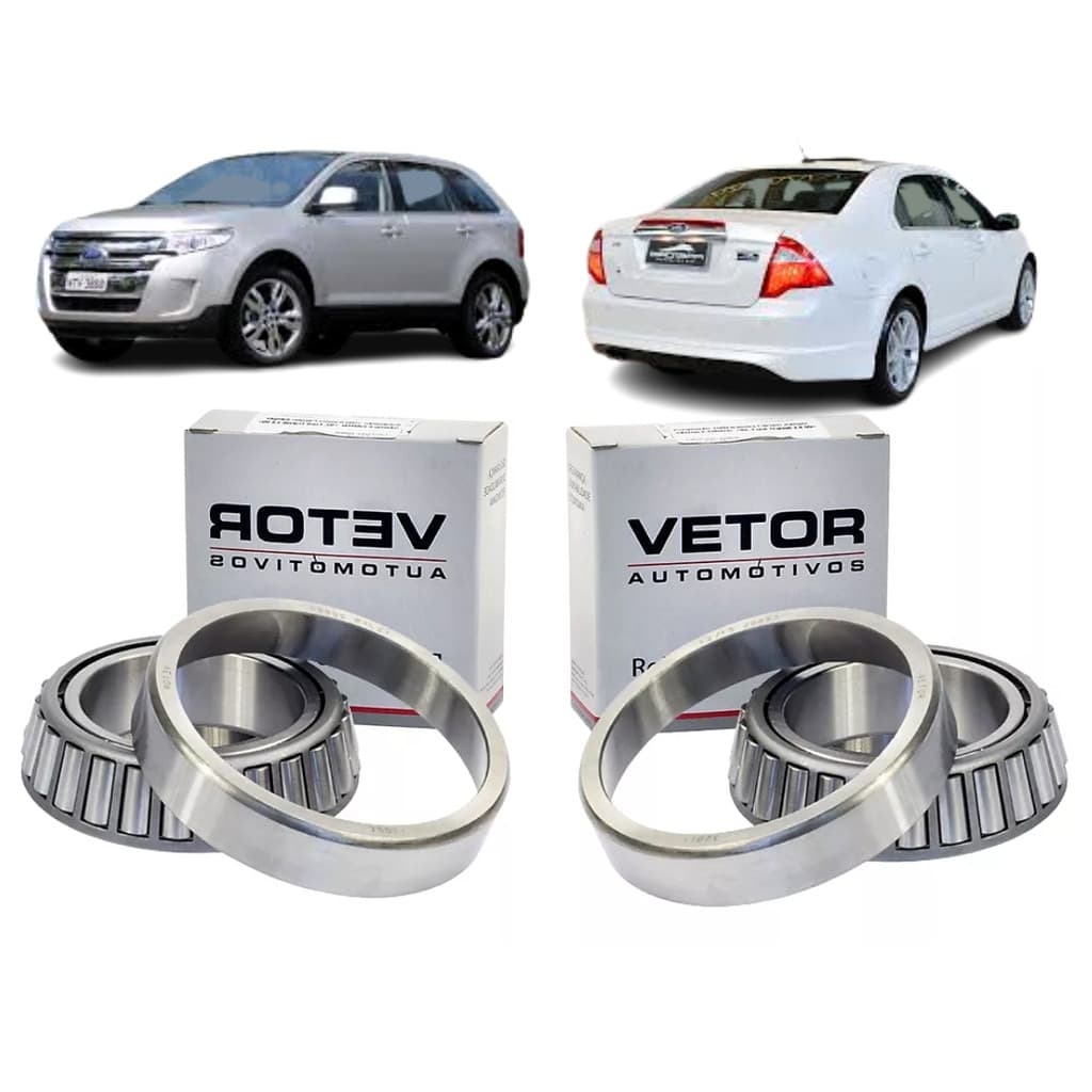 2 Rolamentos Roda Traseira Kia Bongo 2005-19 Rodagem Simples