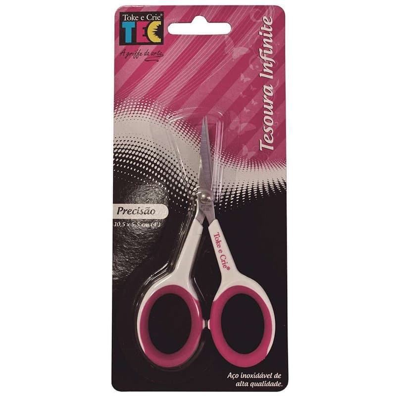 Tesoura de Precisão Infinite - Toke E Crie - TES004