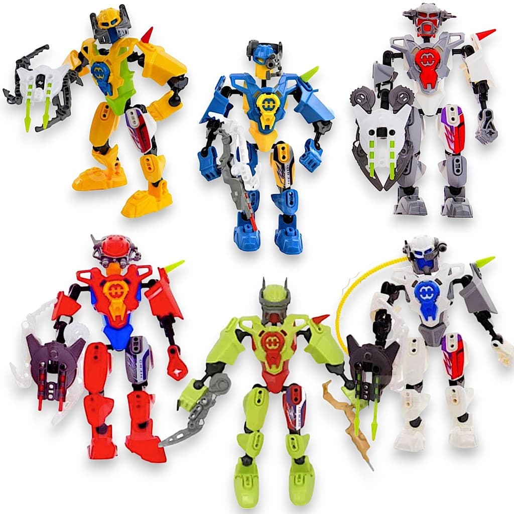 Robô Hero Squad Super Monta e Desmonta Brinquedo Infantil