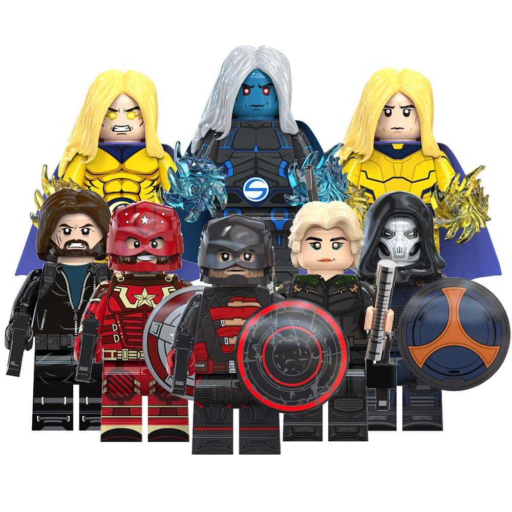 Hot Thunderbolts Soldado De Inverno Guardião Vermelho Yelana Taskmaster Sentry Blocks Figura Brinquedos Infantis