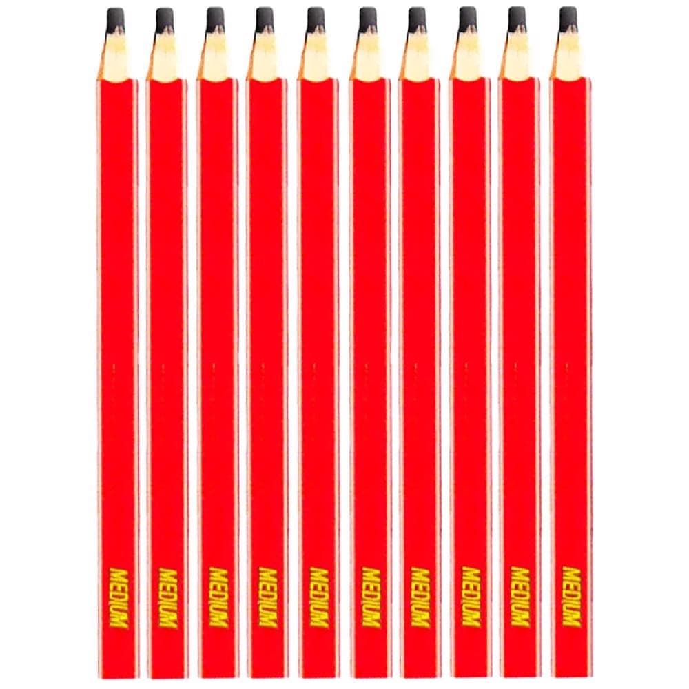 Kit 10 Lápis 7'' Para Obras Carpinteiro Marceneiro Pedreiro (GN0002) - Onsite