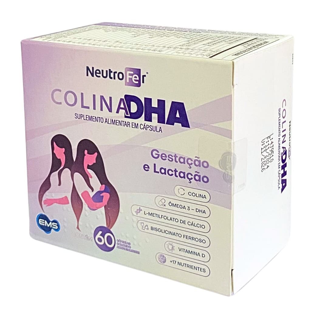 Neutrofer Colina DHA 60 capsulas Vitaminas para Gestantes