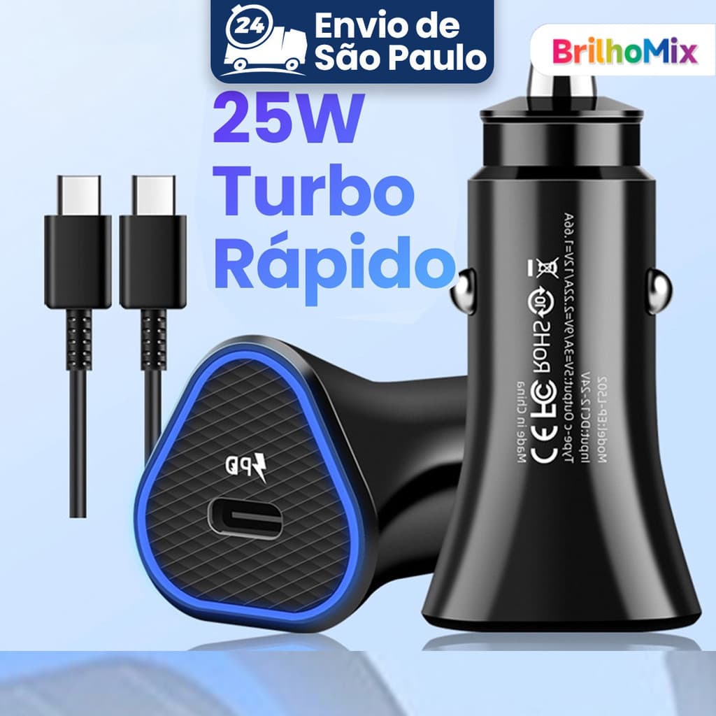 Usado para USB Turbo Car Carregamento Rápido Carregador de Favo de Mel Entrada de Energia 25W