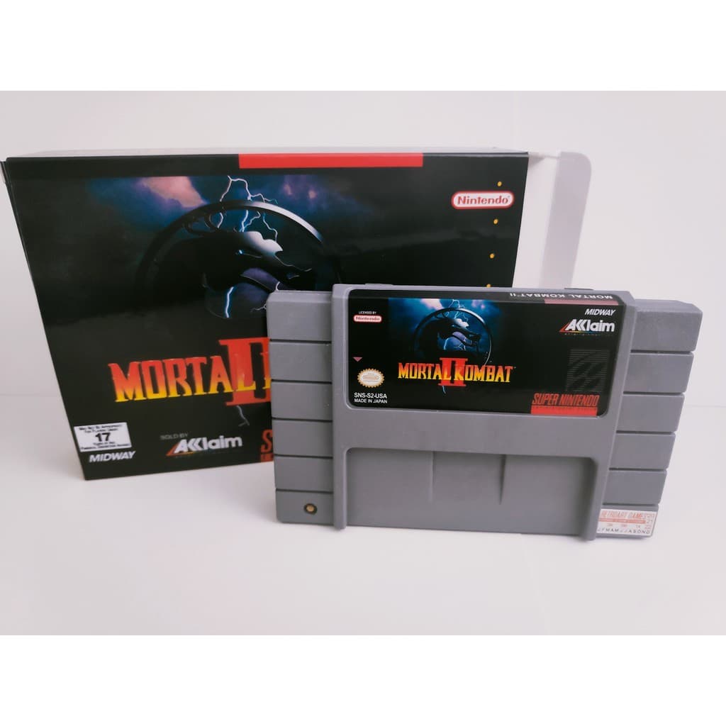 Jogo Mortal Kombat II com caixa lacrado