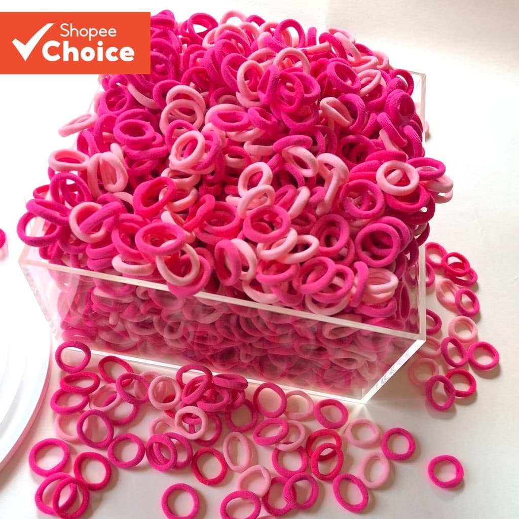 Conjunto De Laços De Cabelo Coreanos , 100 Peças , Suportes De Rabo De Cavalo Elásticos Para Mulheres E Crianças , Faixa