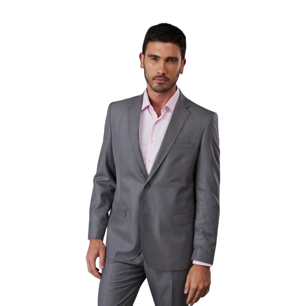 Terno Slim Delucca Cinza