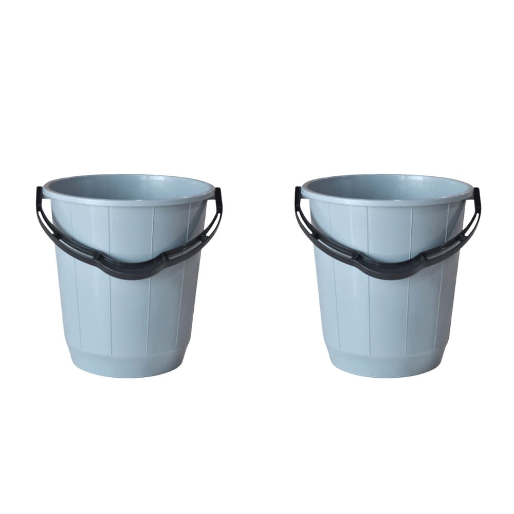 Kit de 2 Baldes 10L Alça de Plástico Arqplast - Cores Diversas