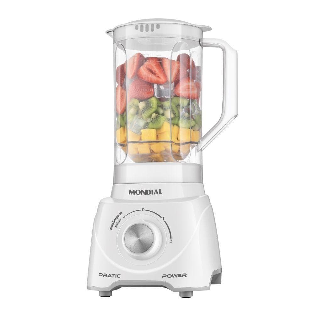 Liquidificador Mondial L-97-W desenvolvido na cor Branco 110V