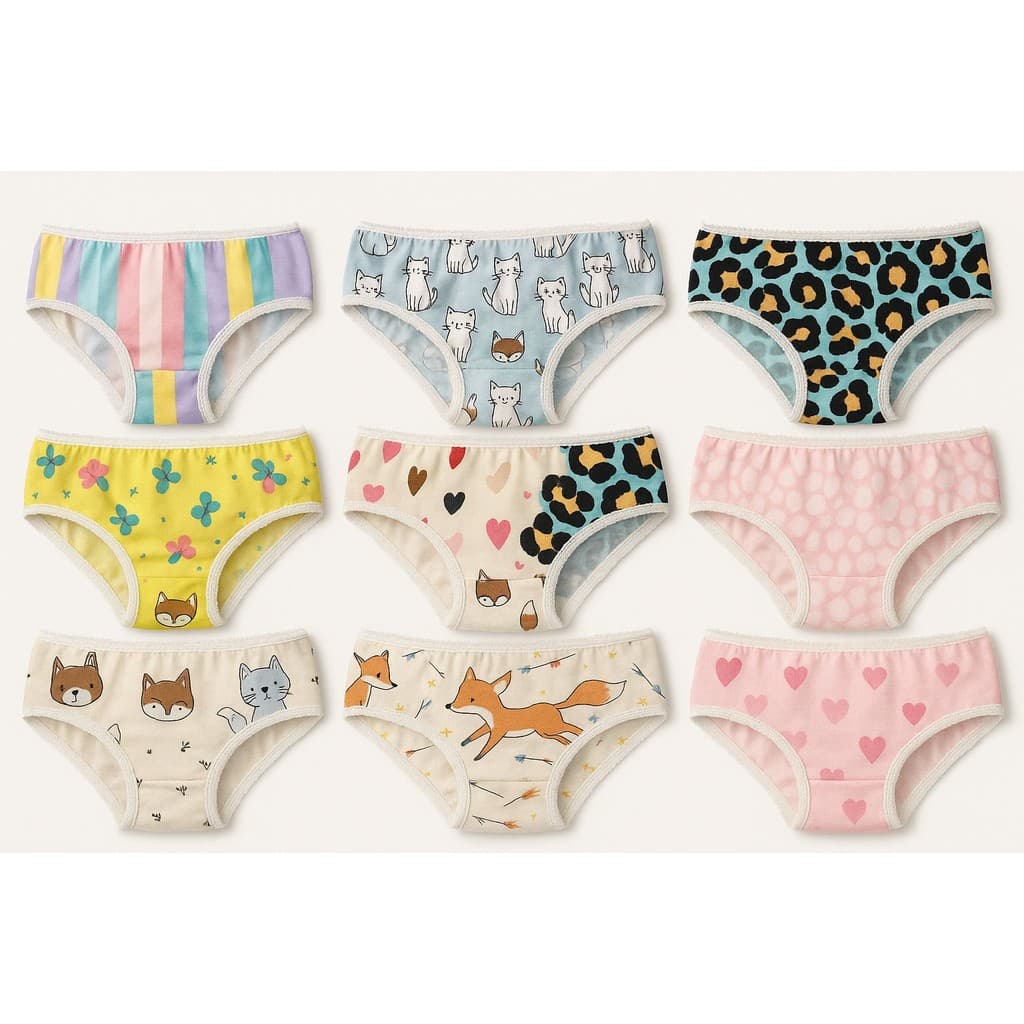 10 Calcinha infantil