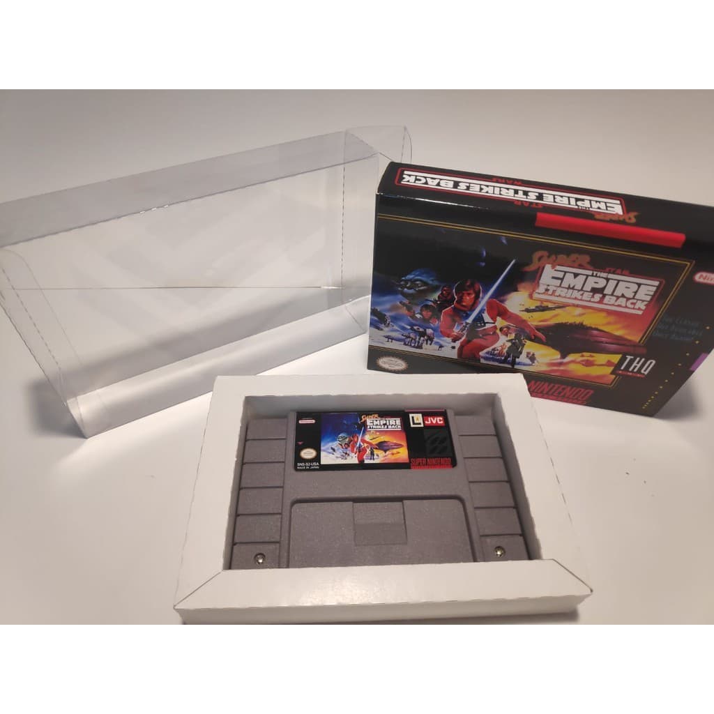 Jogo Star Wars The empire strikes back repro com caixa e protetor