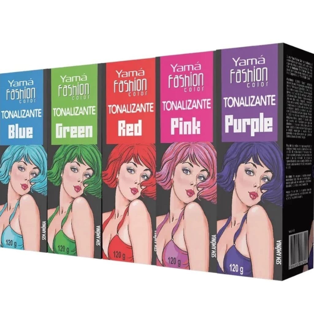 Tonalizante Fashion Color Yamá Colorido 120ml - Escolha o Seu