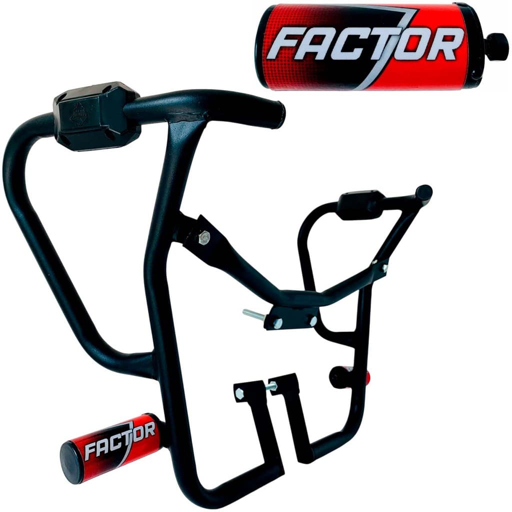 Factor Dx 150 Modelo 2025 Protetor Carenagem Motor Tanque Vermelho Mata Cachorro com Pedal Slider Moto
