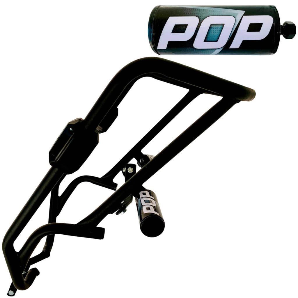 Pop 100 Modelo 2008 Protetor Carenagem Motor Tanque Preto Mata Cachorro com Pedal Slider Moto