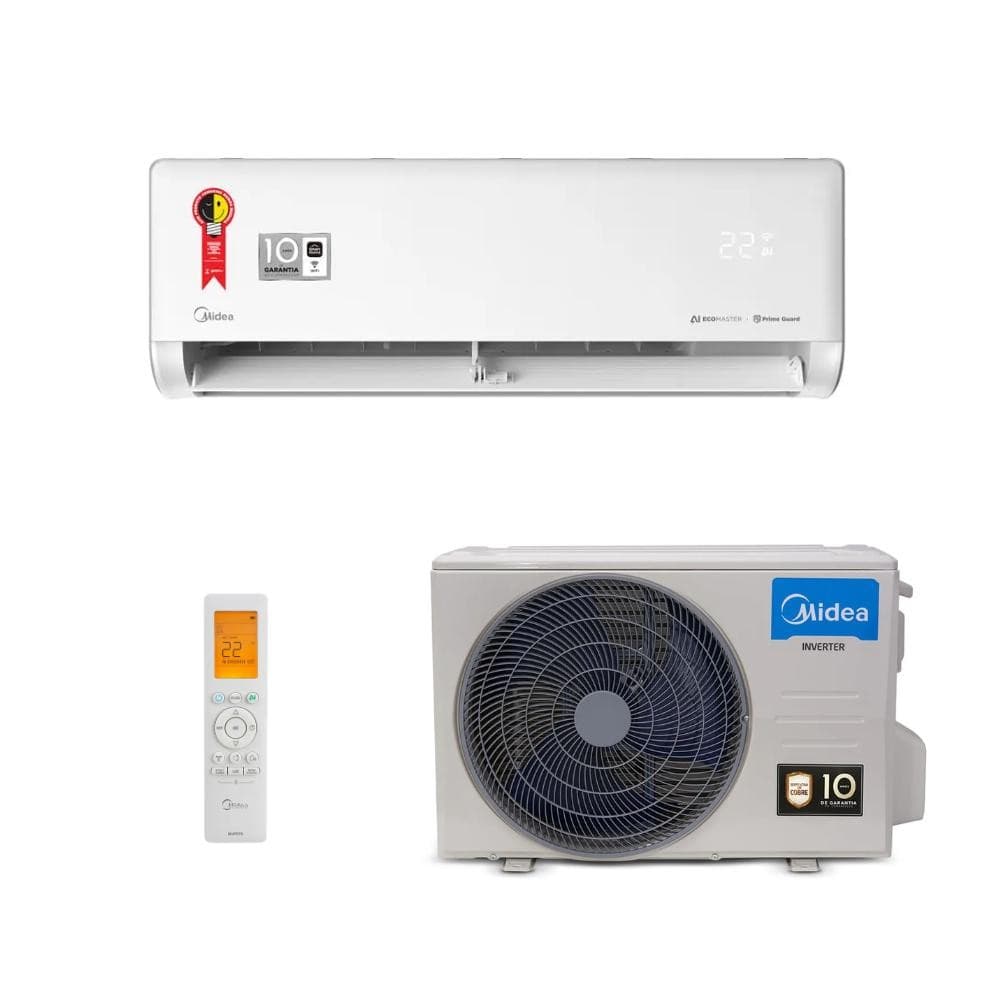 Ar condicionado Inverter Midea AI Ecomaster Wi-fi R-32 9000 Btus Frio 220v