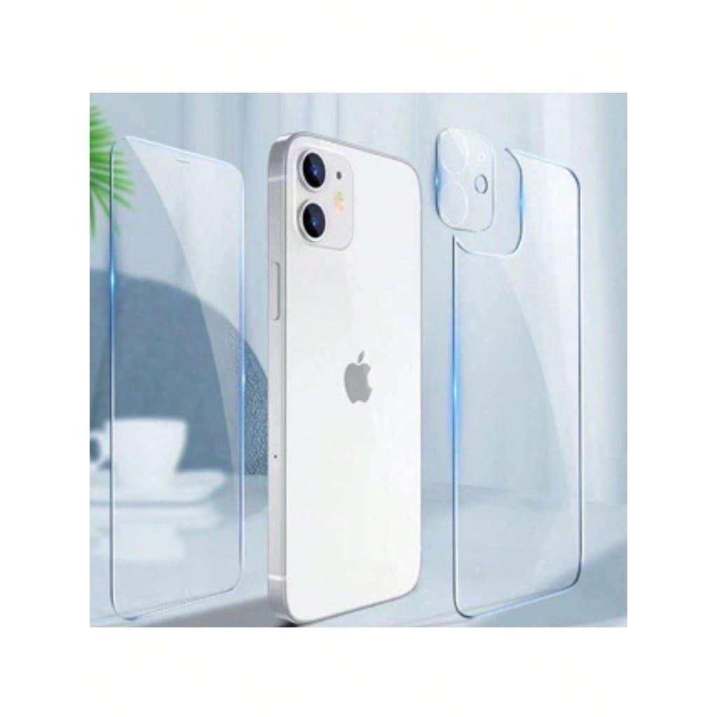 Pelicula de vidro 3D + Película Câmera traseira + pelicula traseira iPhone todos iphone 11 a 17