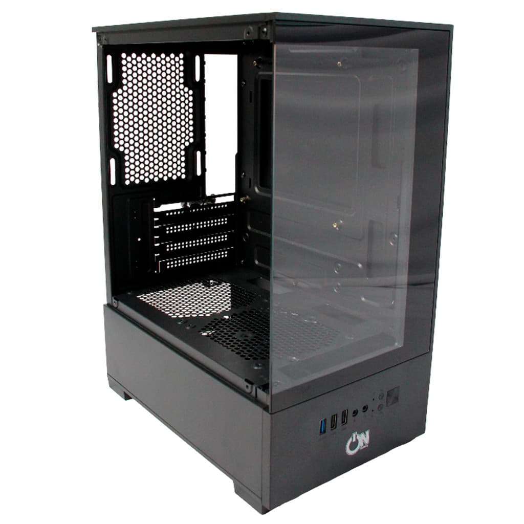 Gabinete Gamer ON Gaming ON-ARM-X, Lateral de Vidro Temperado, s/ Fans, Preto - ARMX0C0000021