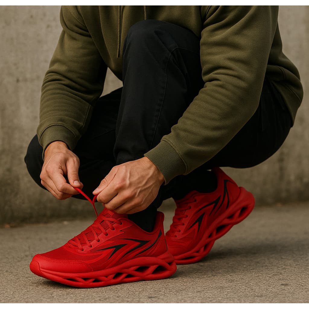 Tênis Masculino Na moda Barato Casual Confortável Leve Sola Trançada Para Academia Caminhada Dia a Dia