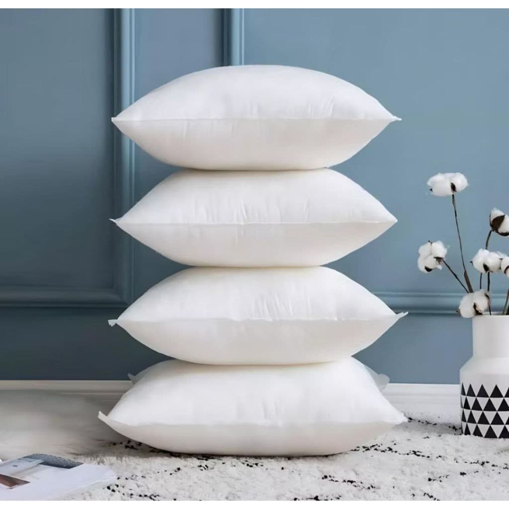 Enchimento Almofada 40x40 Floco de Espuma – Kit com 2 ou 4 Unidades / Refil Confortável e Durável