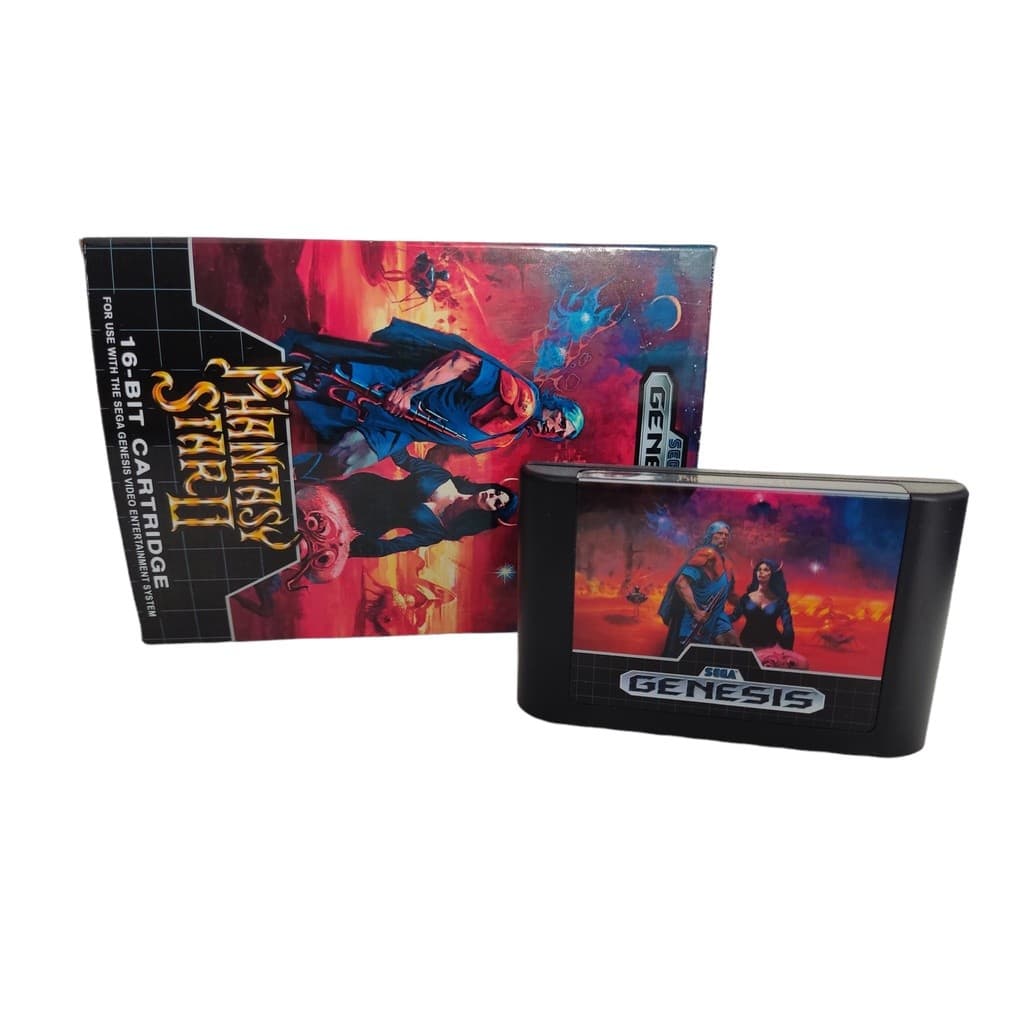 Jogo Phantasy star 2 mega drive genesis novo com caixa