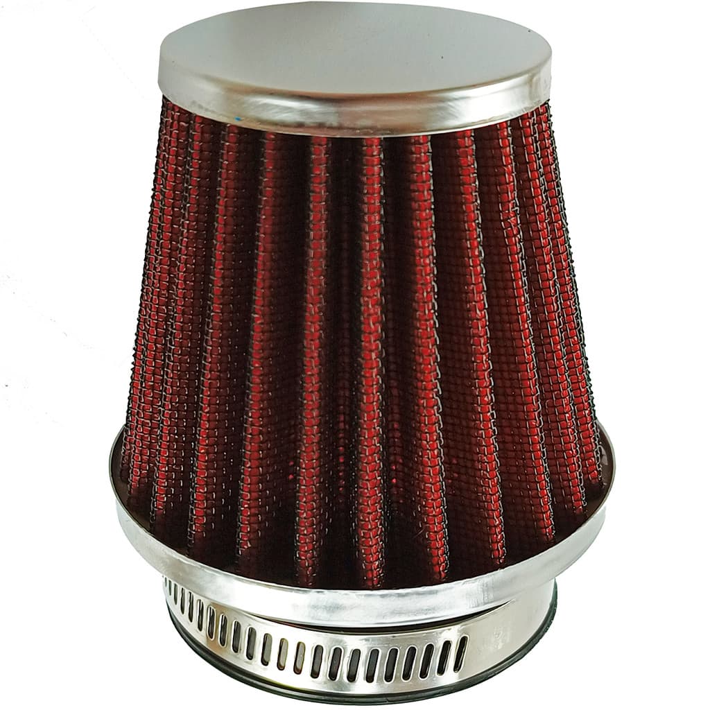 Filtro de ar esportivo 53mm CBX250 Twister XR250 Tornado 2001 a 2008 Honda alta vazão