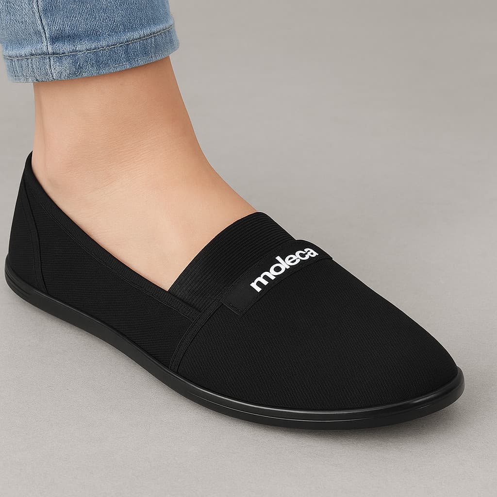 Sapatilha Moleca Vovó Tradicional Pano Confortável Elegante Feminina Original Calce Fácil 520.59