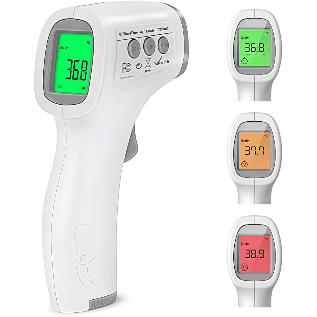 Termômetro Infravermelho Para Bebê Adulto Digital Display