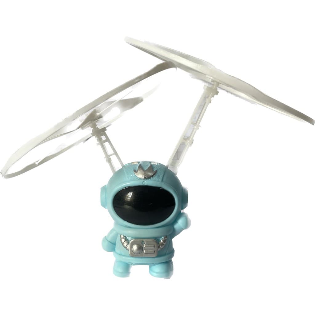 Brinquedo Boneco Mini Astronauta Voa A Sensor Com Luz Led Recarregavel infantil