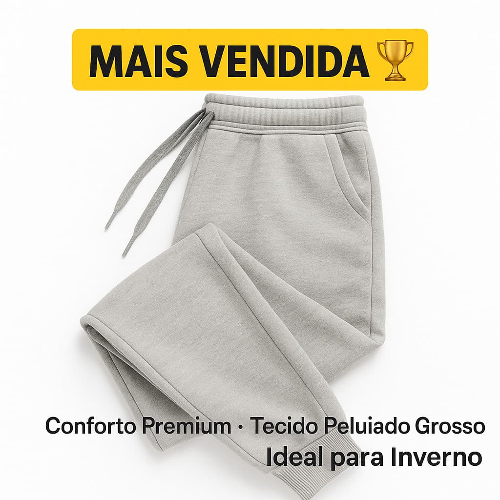 Calça moletom masculina
