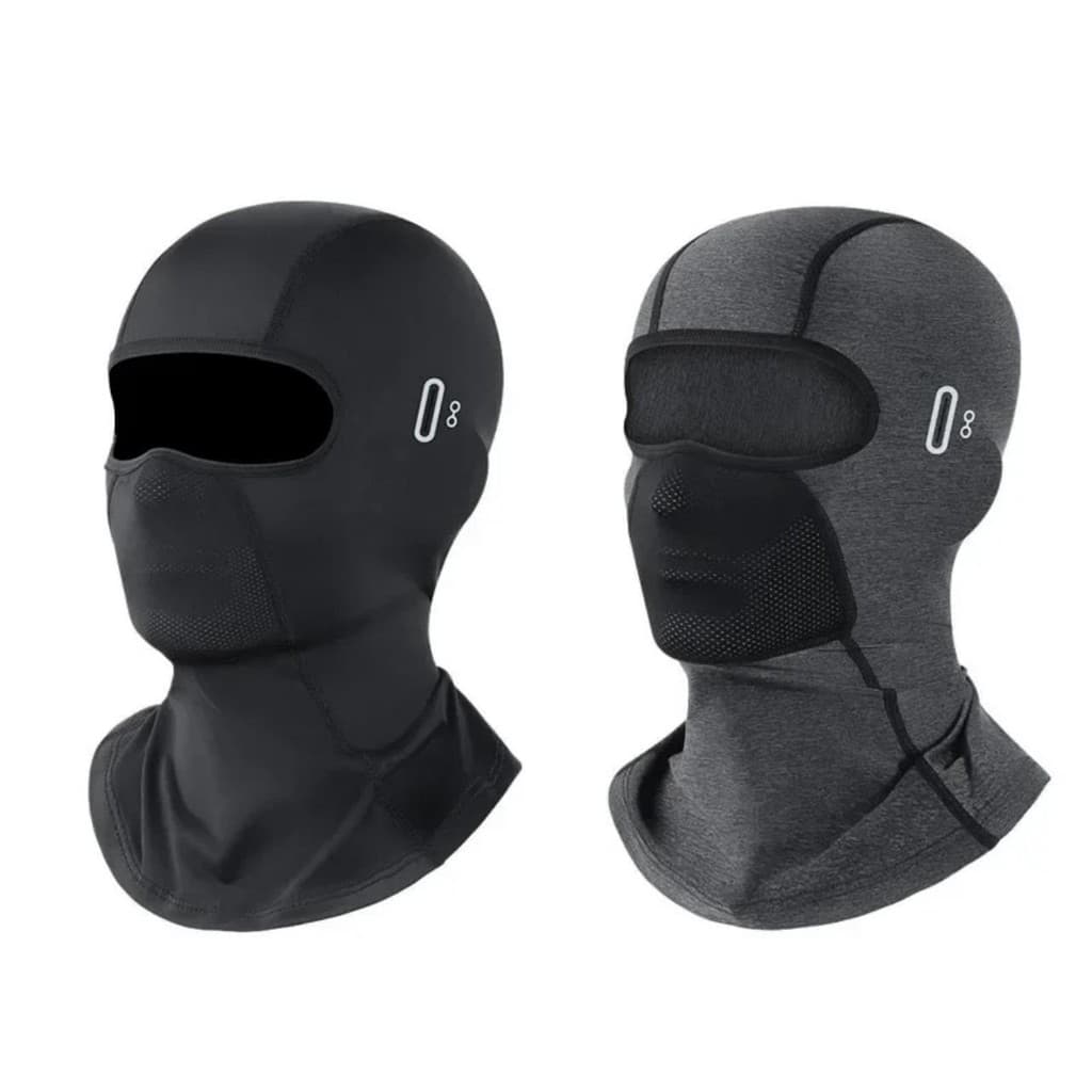 Balaclava Para Motocicleta Verão Proteção UV Óculos Rosto Buraco Respirável Máscara De Seda Gelada Ao Ar Livre