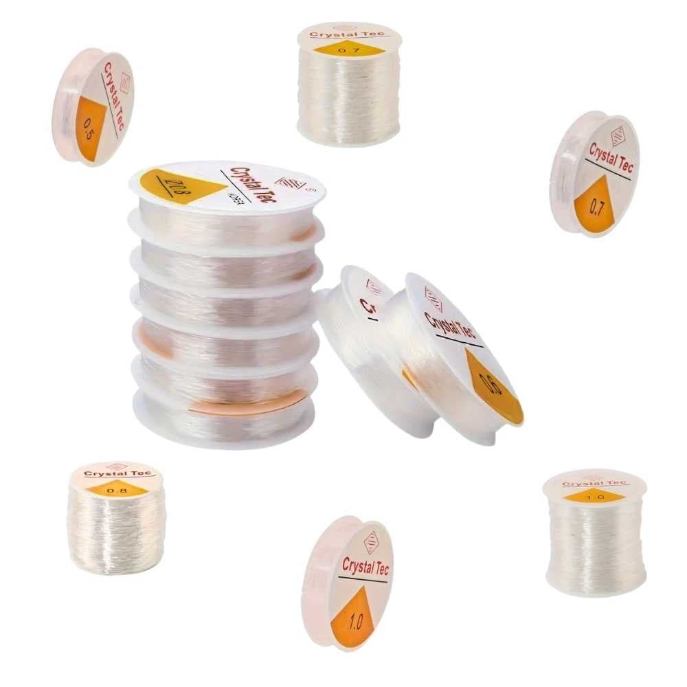 3 PÇS FIO DE SILICONE P/ MIÇANGAS IDEAL EM PULSEIRAS COLAR TERÇO E ARTESANATO