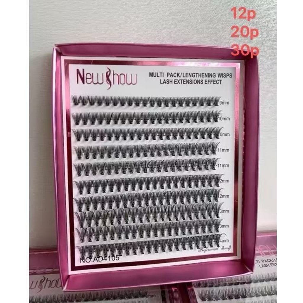 Cilios Fio A Fio Tufinhos Sem Nó Curvatura D 20P - Real Love