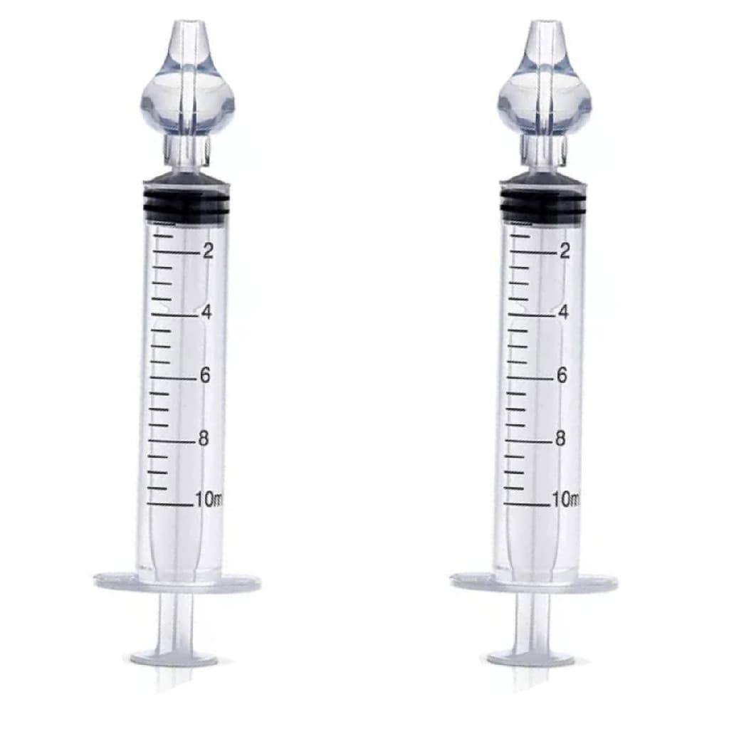 Aspirador Nasal Bebe Kit 2 Und Seringa 10 ml Limpeza Facil Confortavel Nariz