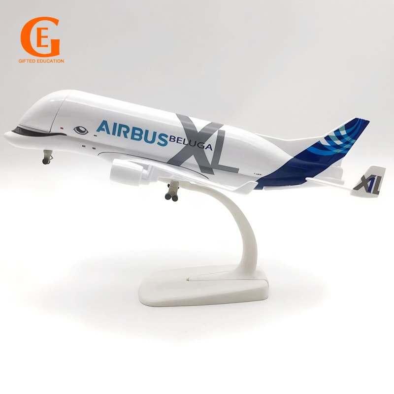 Airbus Beluga A300-600ST Grande Modelo De Aeronave De Transporte Decoração Modelos De Avião De Liga Em Miniatura Diecast