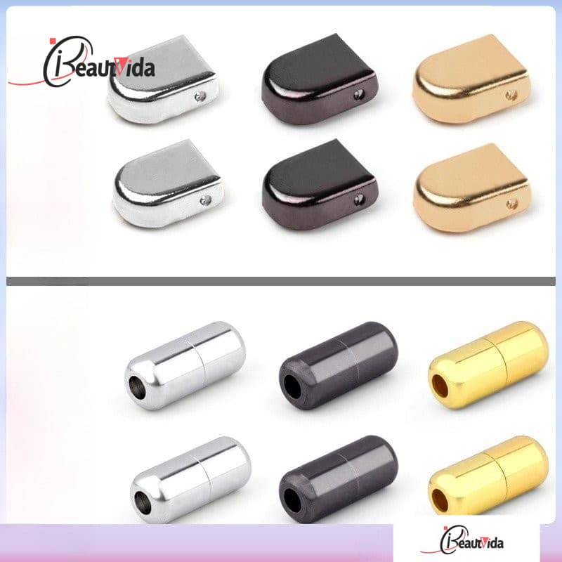 ✨Fecho de corrente elástico sapatos de metal com fechadura preguiçoso Acessórios de cadarço sem cadarço YM06 cápsula