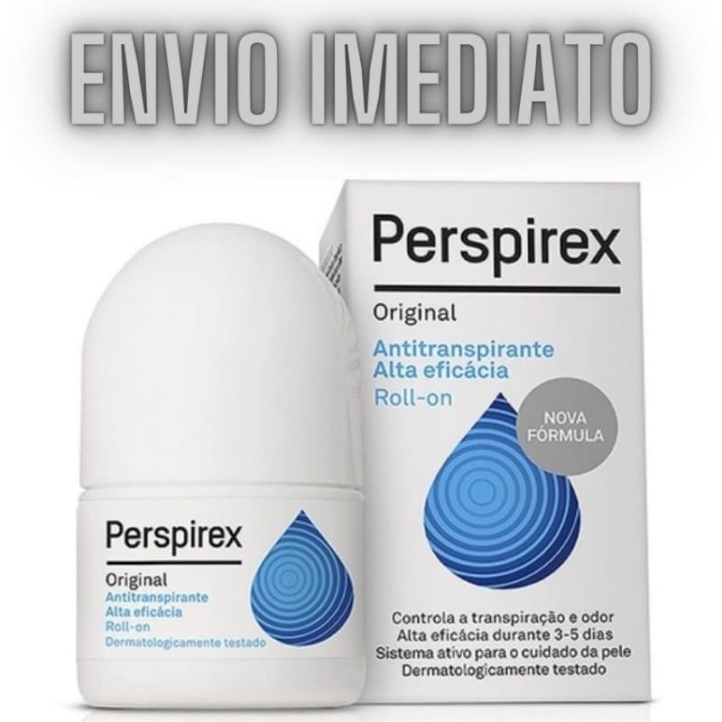 Perspirex Original 20ml-Desodorante Para Hiperidrose bromidrose Suor Intenso E Antitranspirante Oficial TUVW
